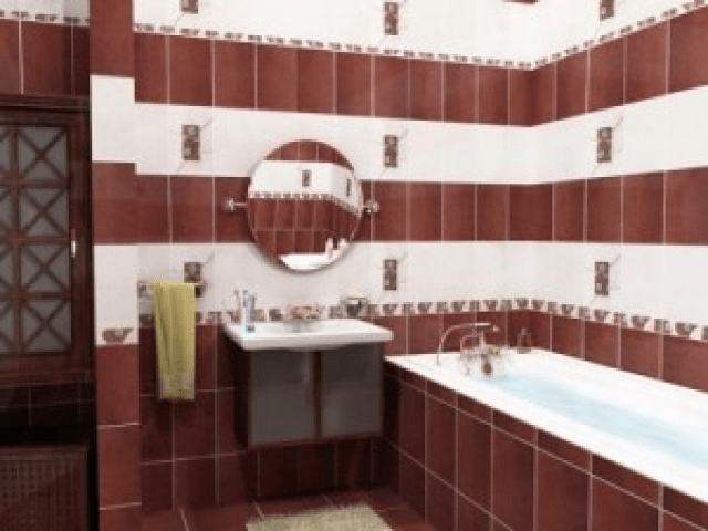 Дизайн плитки в ванную комнату фото