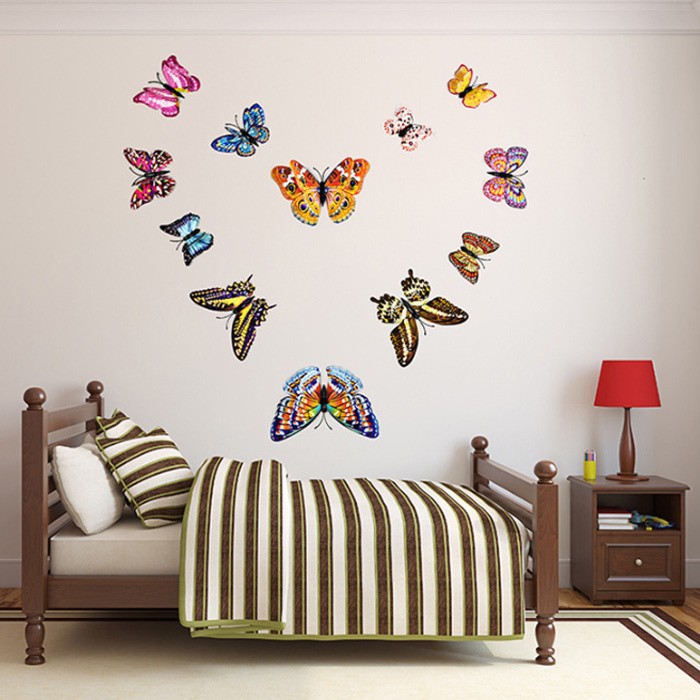 Как Украсить Стену Бабочками