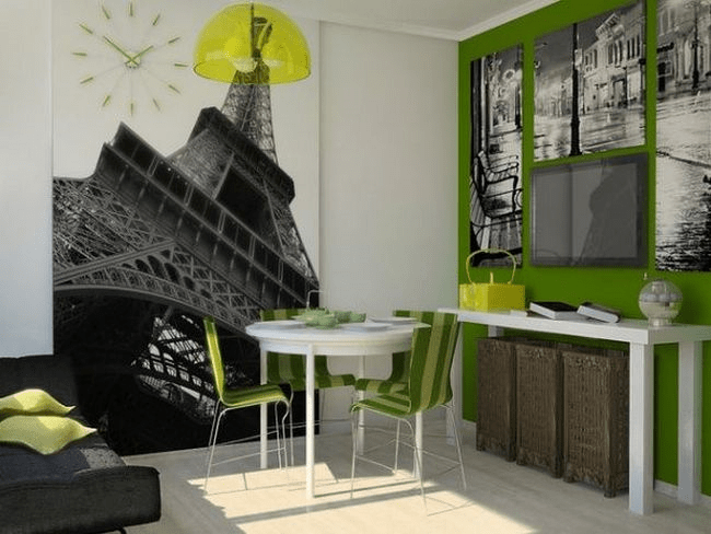 3D Обои На Кухню С Парижем