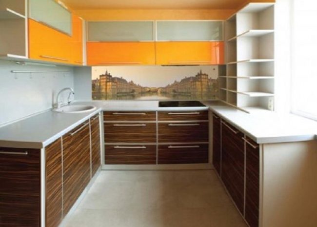 Дизайн кухни площадью 8 кв. метров