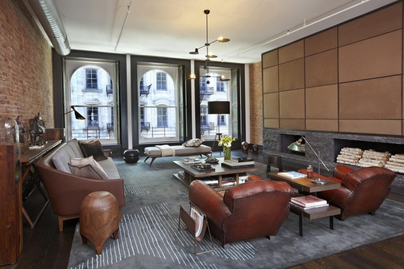 Интерьер в нью-йоркском стиле: возникновение, особенности и стилизация комнат