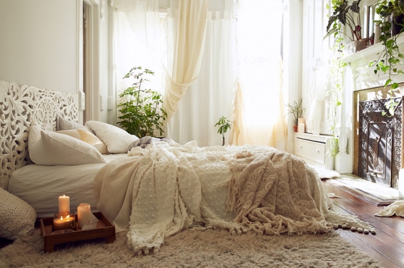 Спальня в стиле бохо: уникальные элементы и креативный декор