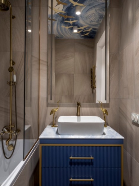 Магия цвета в маленькой ванной: секреты стильного дизайна