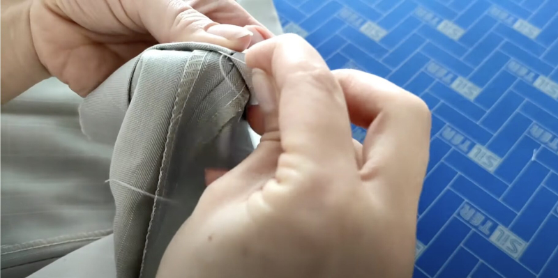 Как подшить брюки вручную и на машинке